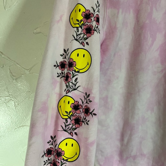 NWOT Samii Ryan BSR X Smiley Sweatshirt. SZ S Oversized - Picture 7 of 13
